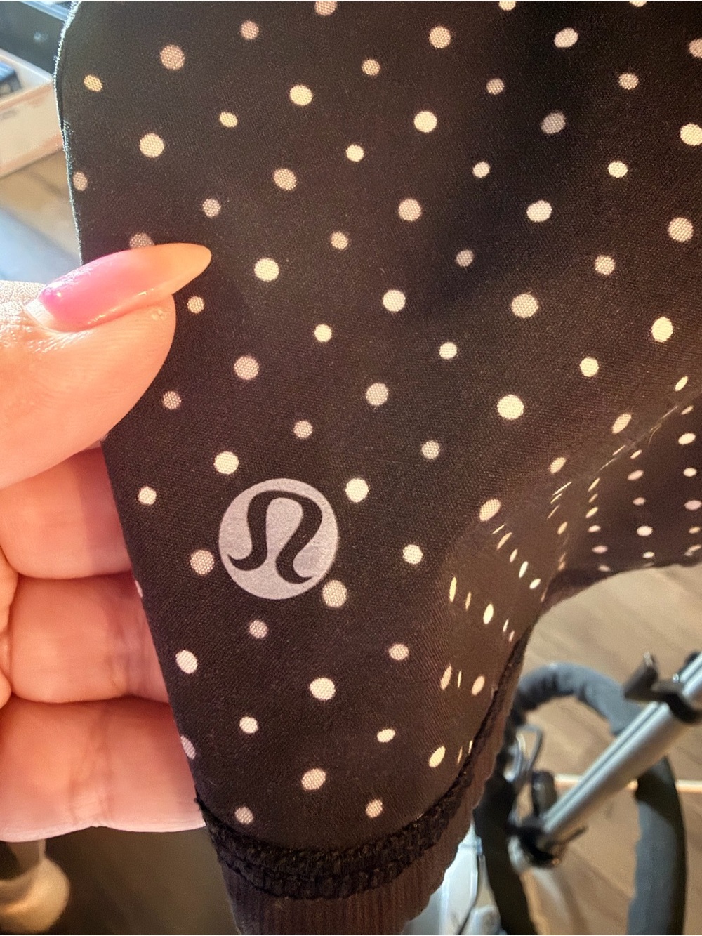 lululemon athletica Black Polka Dot Athletic Shorts - Picture 4 of 8
